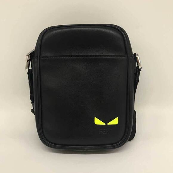 FENDI Black Leather Shoulder Bag - Picture 1 of 5